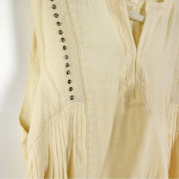Isabel Marant Etoile Cream Sleeveless Top - Picture 3 of 5